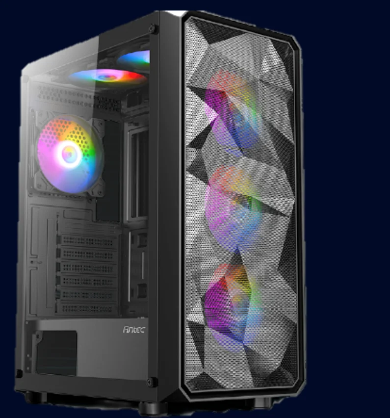 מחשב גיימינג בהרכבה אישית עם תאורת RGB
